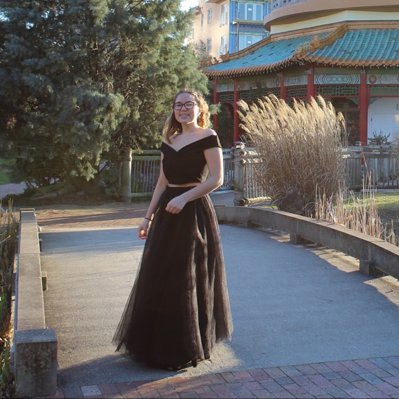 HARPER + LEMON, small prom dress, black - Picture 5 of 6